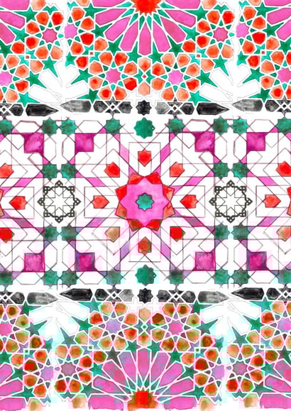 Pink Moorish Just Because created by Yaz Raja Designs