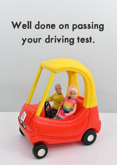 Funny Congratulations Card - Driving Test created by Bold & Bright Cards