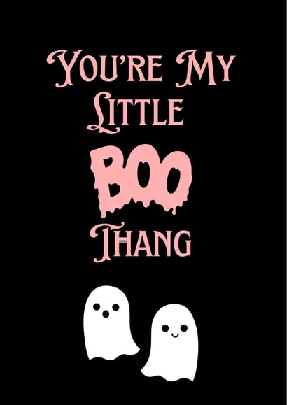Cute card for your little boo thang created by Gothica 