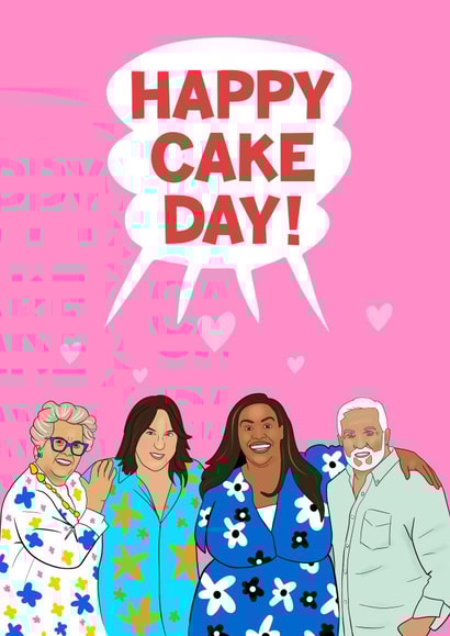 Funny Birthday Card - Great British Bake Off - GBBO created by Running with Scissors