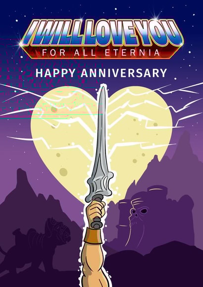 I will love you for all Eternia - Happy Anniversary created by Doodle by Day