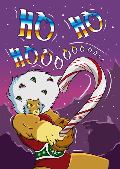 Ho Ho Ho - 80s themed Christmas Card created by Doodle by Day