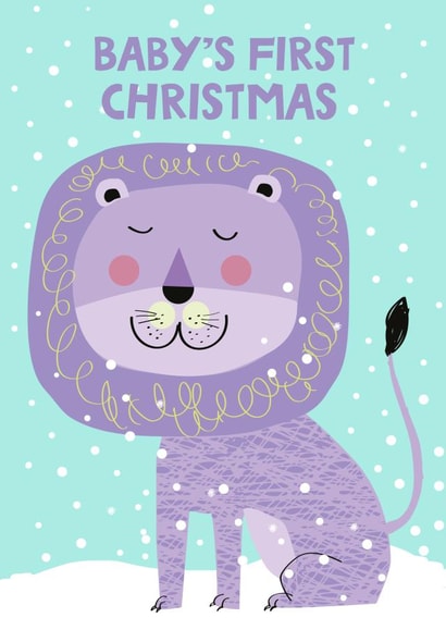 Cute Christmas Card - Baby's First created by Rocket68