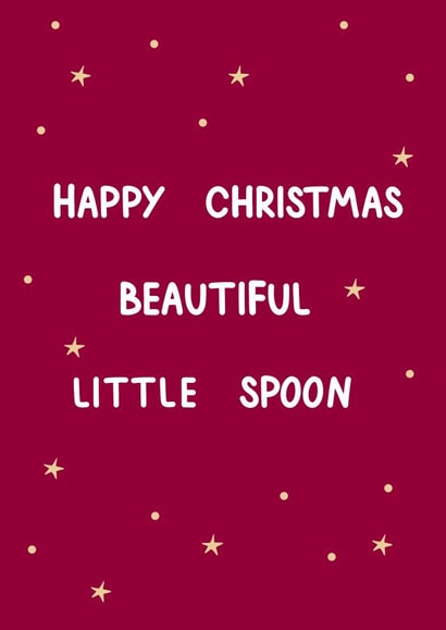 Christmas Card For Girlfriend - For Wife - Little Spoon - Heartfelt created by HCD Illustration