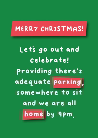 Merry Christmas - Celebrate - Home by 9pm Card created by Hartfelt Designs