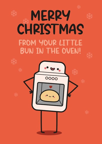 Cute Christmas Card - From The Bump created by Twisted Haggis