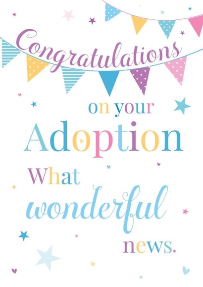 Traditional Congratulations Card - Adoption created by IC&G