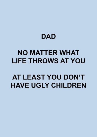 Dad Funny Birthday Card created by Roxy Doodles