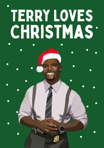Brooklyn 99, Terry loves everything, especially Christmas! created by Oh You Know Aaron