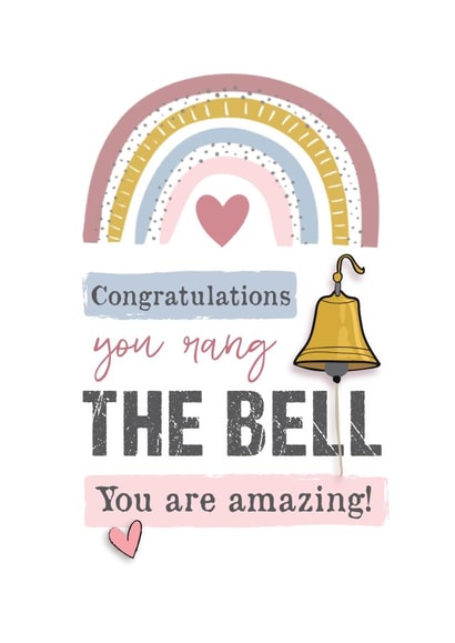Congratulations Cancer Hero - Ringing the Bell - You are Amazing! created by Mad Philomena