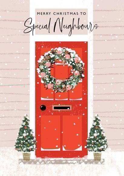 Traditional Christmas Card - Special Neighbours created by Rebecca Prinn