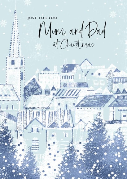 Pretty Christmas Card - Mum and Dad created by Rebecca Prinn