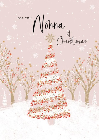 Pretty Christmas Card - Nonna created by Rebecca Prinn