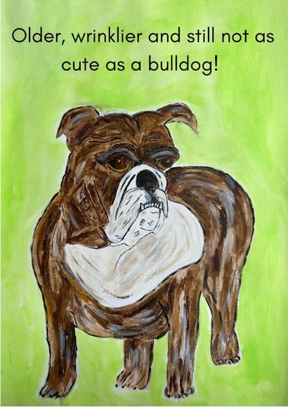 Cute birthday card for friend / significant other created by Julia Herd