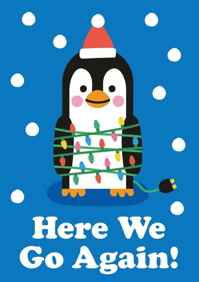 Here We Go Again - Cute Christmas Card created by Studio Boketto