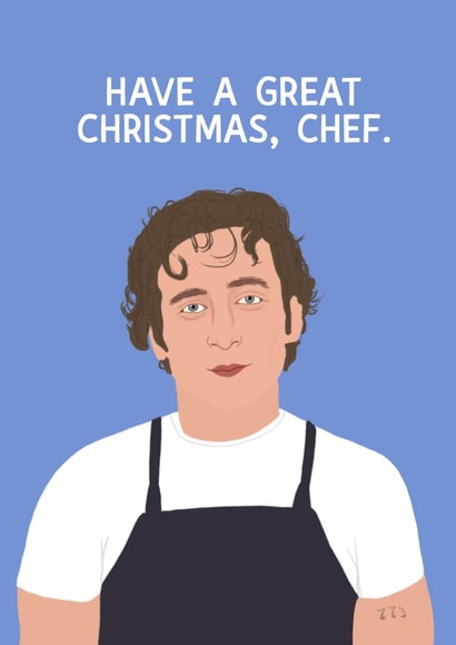 Cute Christmas Card - The Bear - Carmy Berzatto created by Chloe Dixon