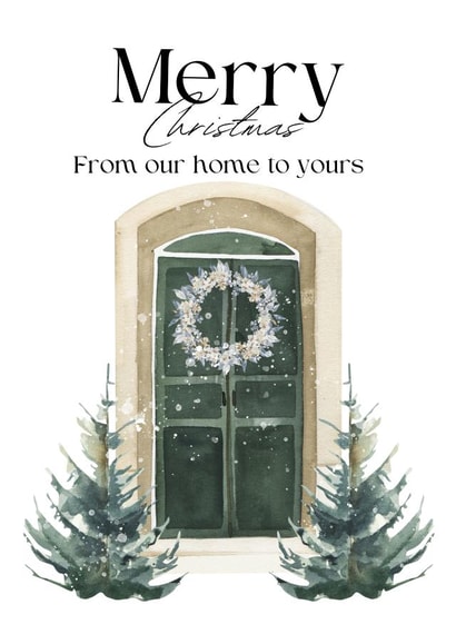 From our home to yours - Christmas card created by Natasha Page