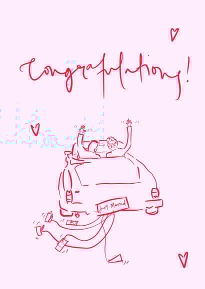 Pretty Wedding Card - Congratulations - LGBTQ+ Male created by Bellynam Studio