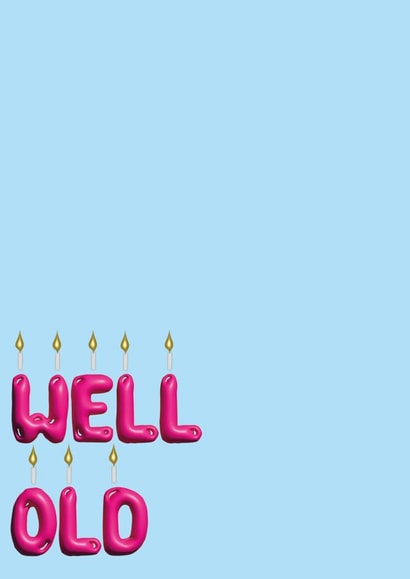 Funny birthday card for him and her - getting old - from family or friends created by Courtney Simon