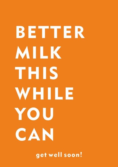 Funny get well soon card for friend or work colleague created by Dirty Girtie