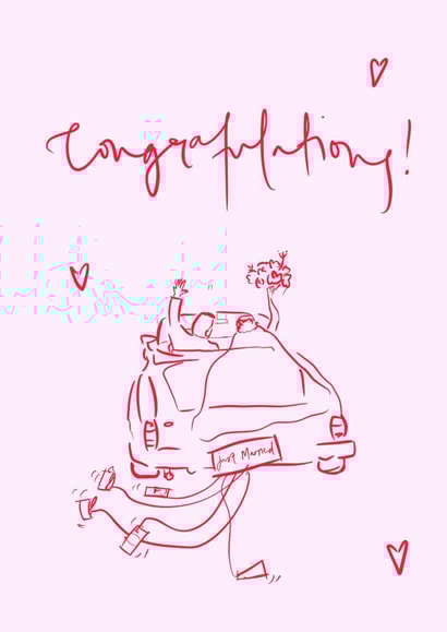 Pretty Wedding Card - Congratulations created by Bellynam Studio