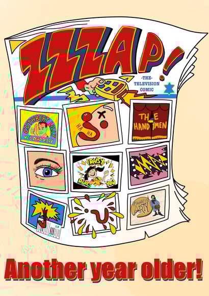 90s nostalgia card of your favourite kids tv show back in the day! created by The little northerner 