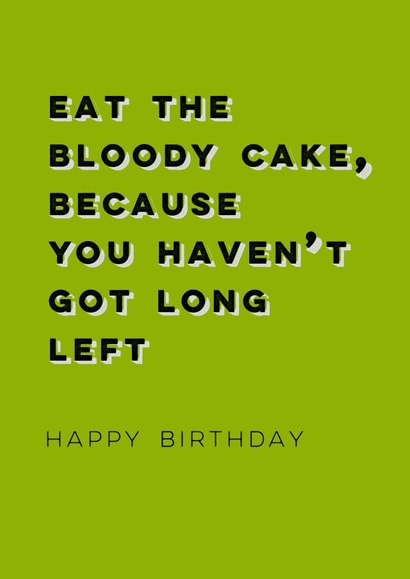 Funny Birthday Card created by Diffydolls