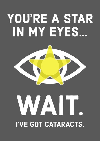 Cheeky insult card for a celebration created by Bellevue Gift