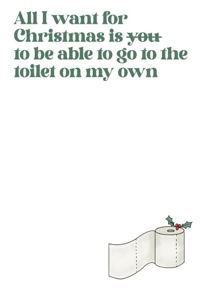 Funny Mum Christmas Card created by Little Lights Invites