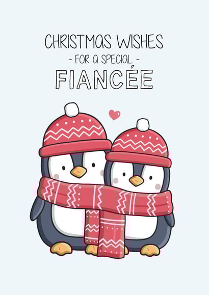 Cute Christmas Card - Fiancée created by Creaternet