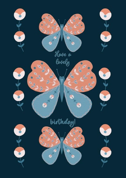 A lovely butterfly birthday card for a lovely person! created by Her Joyful Heart