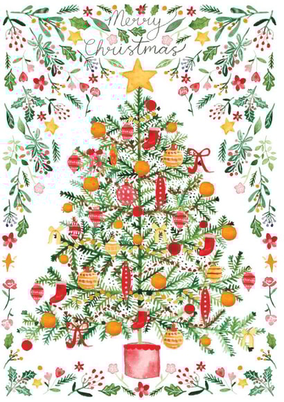 Beautiful Christmas Tree card for someone special. created by Katie Whitton Design