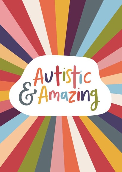 Autistic & Amazing created by Woody's Design