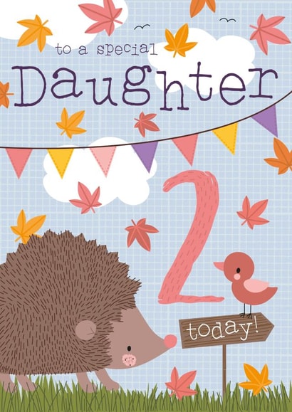 Cute Hedgehog Woodland design - 2 today - for Daughter created by Juniper and Rose Studio