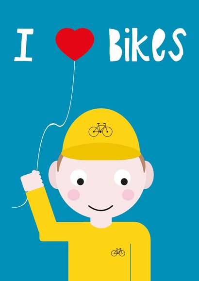 Happy Birthday for the Cycling obsessed! created by Stripey Cats