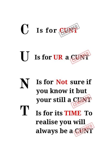 Censored. created by ThatPrintCo.