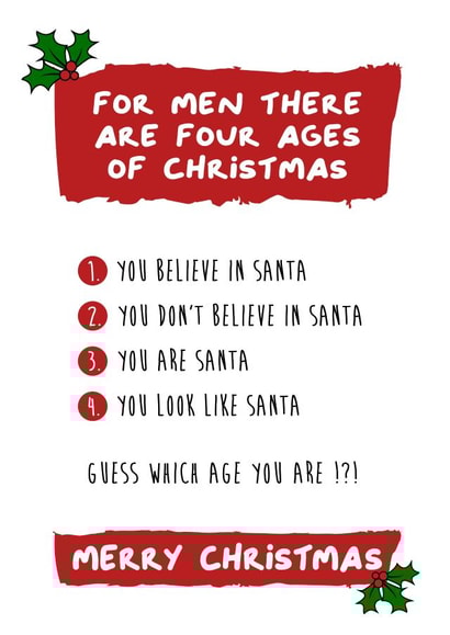 A Funny Christmas For The Men In Your Life, or Are They Really Santa? created by Waffle & Faff