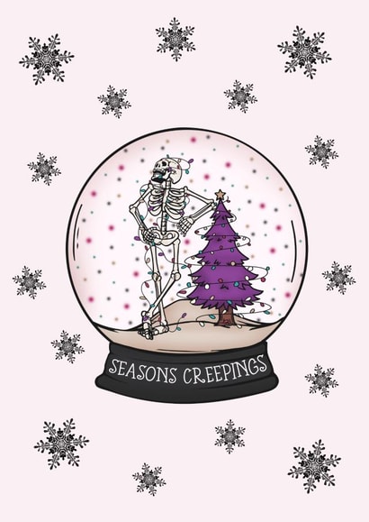 Seasons Creepings Alternative Christmas Card created by Tony Tree