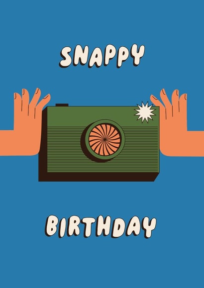 Snappy Birthday - Card For Film Camera Lover - Photography created by Betiobca