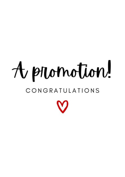 Cute Promotion Card - Congratulations created by Amy (Hedgecards)
