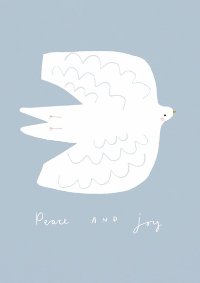 Beautiful peace dove Christmas card - Dove by Janine Burrows created by Paper Bird