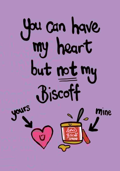 Cute Anniversary - For Significant Other - Lotus Biscoff Spread created by Peas-in-a-Pod