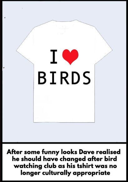 Birds BIrthday Card for Birdwatchers. Something original for the bird watcher. created by Kelly Connor Designs