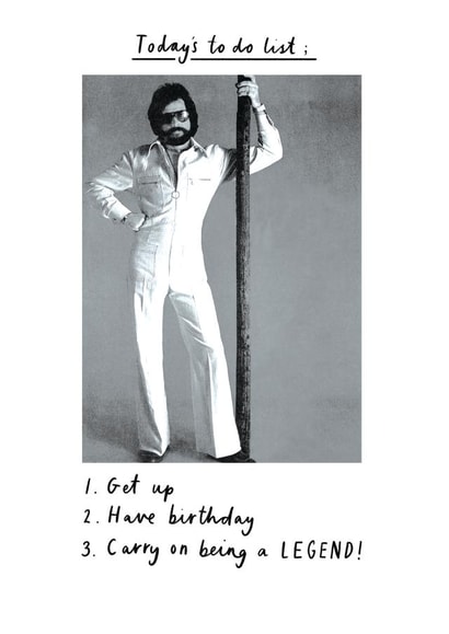 Funny Birthday Legend Card created by Paperlink and Meraki Greeting Cards