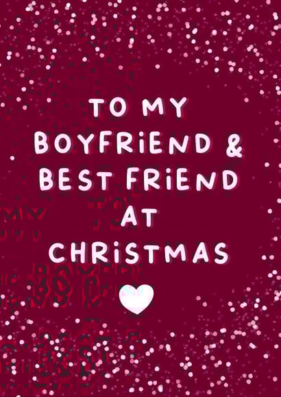 Heartfelt Christmas Card - Boyfriend and Bestfriend created by Cake For Breakfast