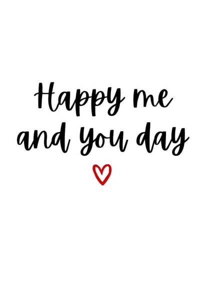 Cute Anniversary Card - Me and You Day created by Amy (Hedgecards)