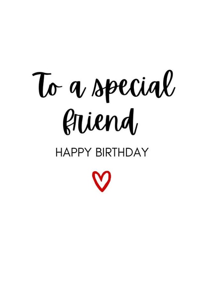 Cute Birthday Card - Special Friend created by Amy (Hedgecards)