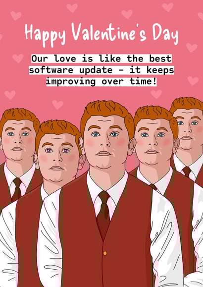 Upload TV Series - Valentine's Day card created by Evie Garnett Designs