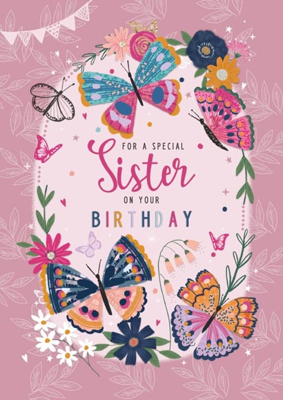Beautiful Butterfly Card - For a special Sister created by IC&G