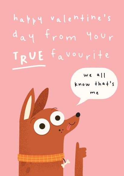 Valentine's Day From the Dog - True Favourite created by AbiGoLucky